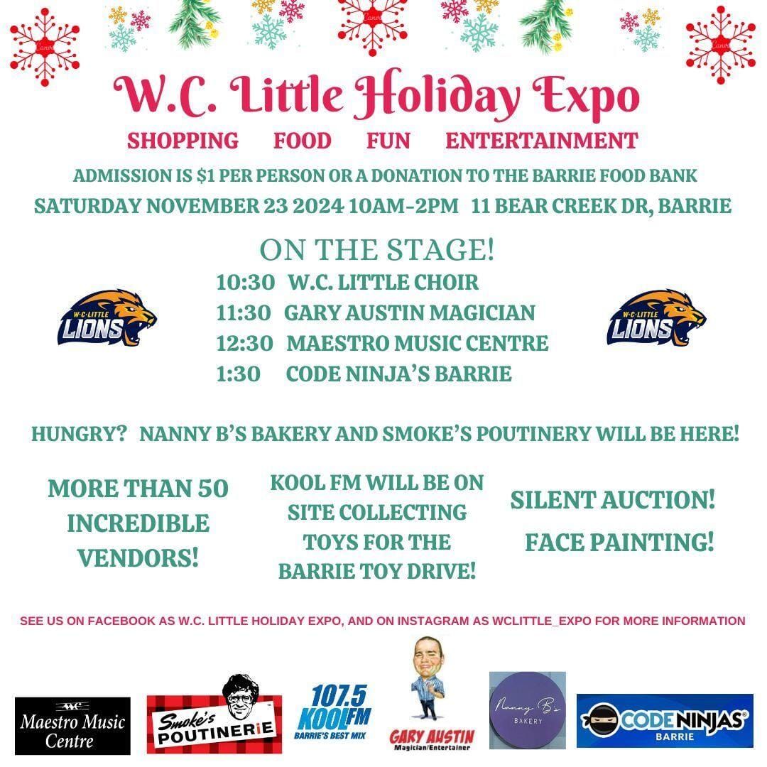 W.C LITTLE HOLIDAY EXPO!