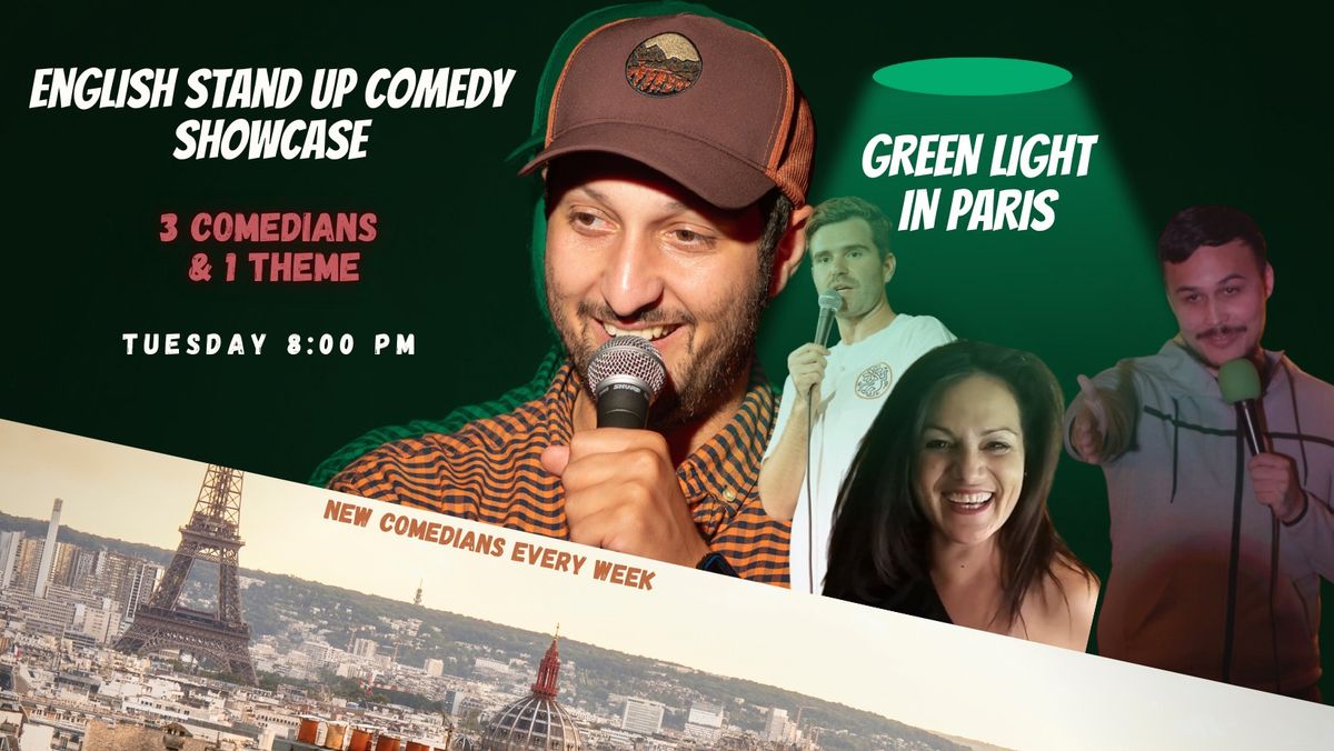 Standup Comedy in English : Green Light In Paris