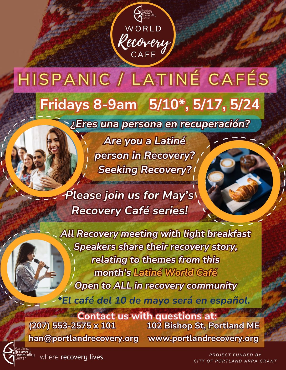 Hispanic\/Latine Recovery Cafe Series