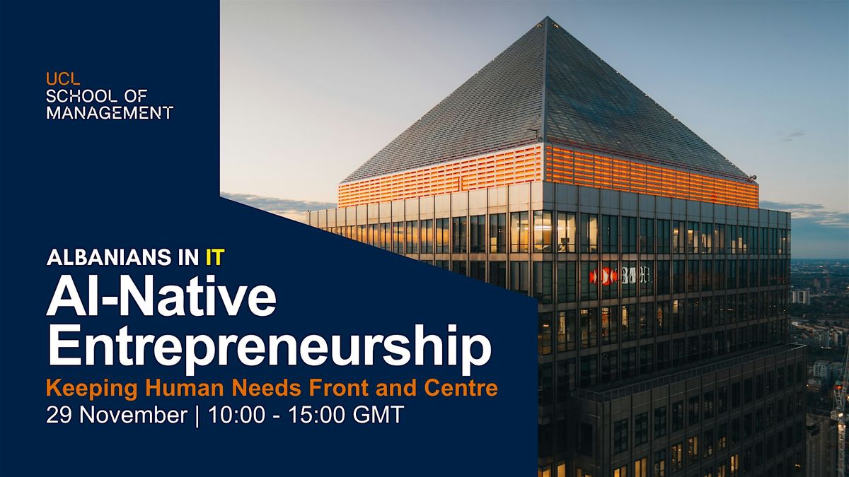 AI native entrepreneurship: Keeping human needs front and centre