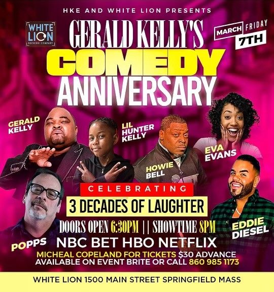 Gerald Kelly's 3 Decades of Comedy Anniversary Show