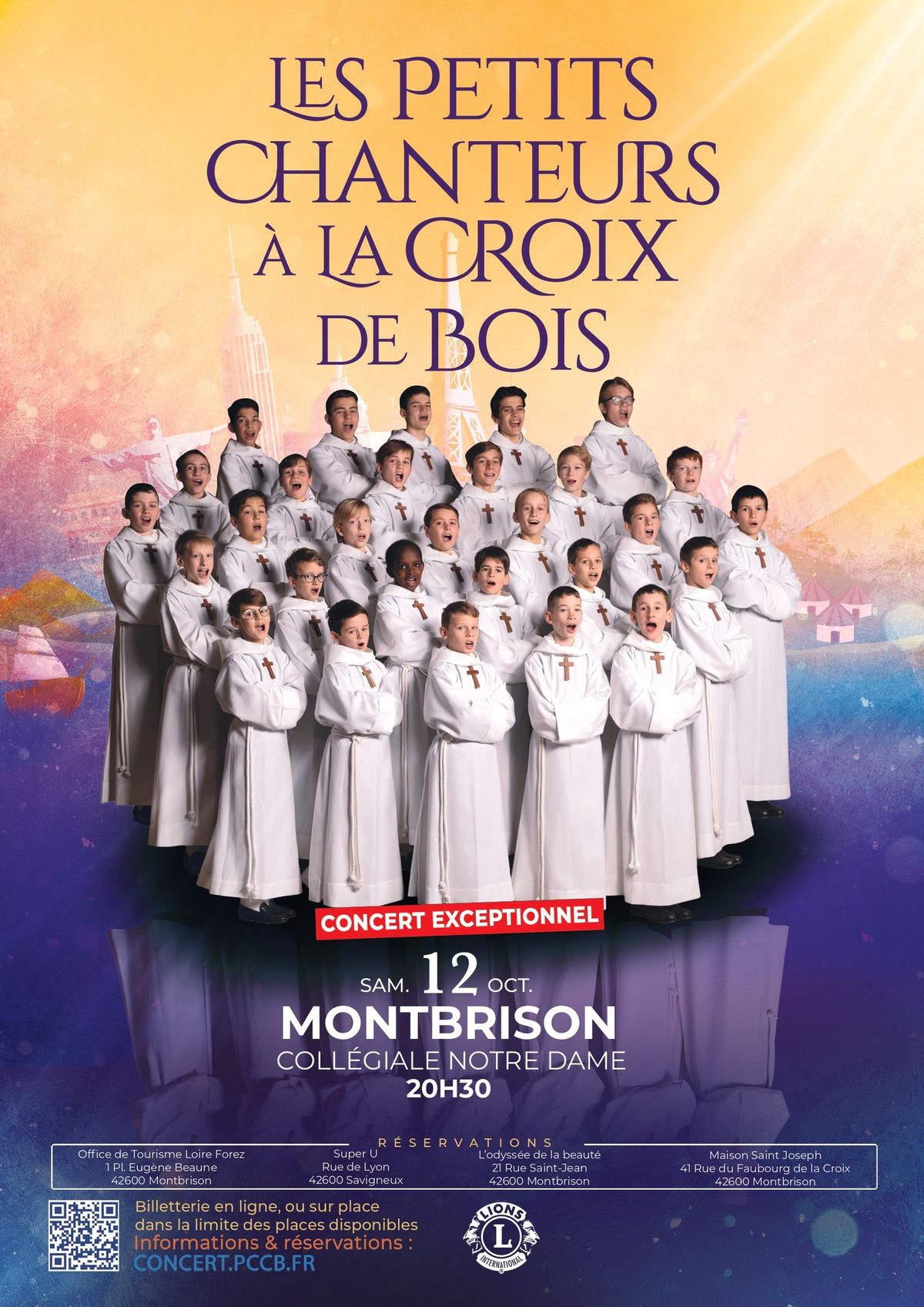 Concert Les Petits Chanteurs \u00e0 la Croix de Bois -Coll\u00e9giale de Montbrison -Lions Club Montbrison