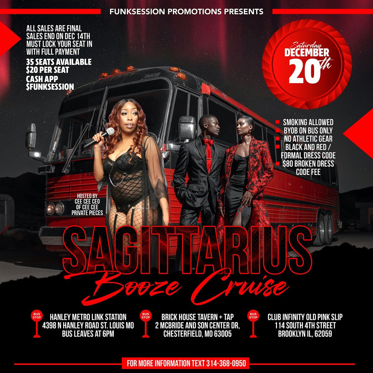 Justin B Funks Second Black And Red Party Bus