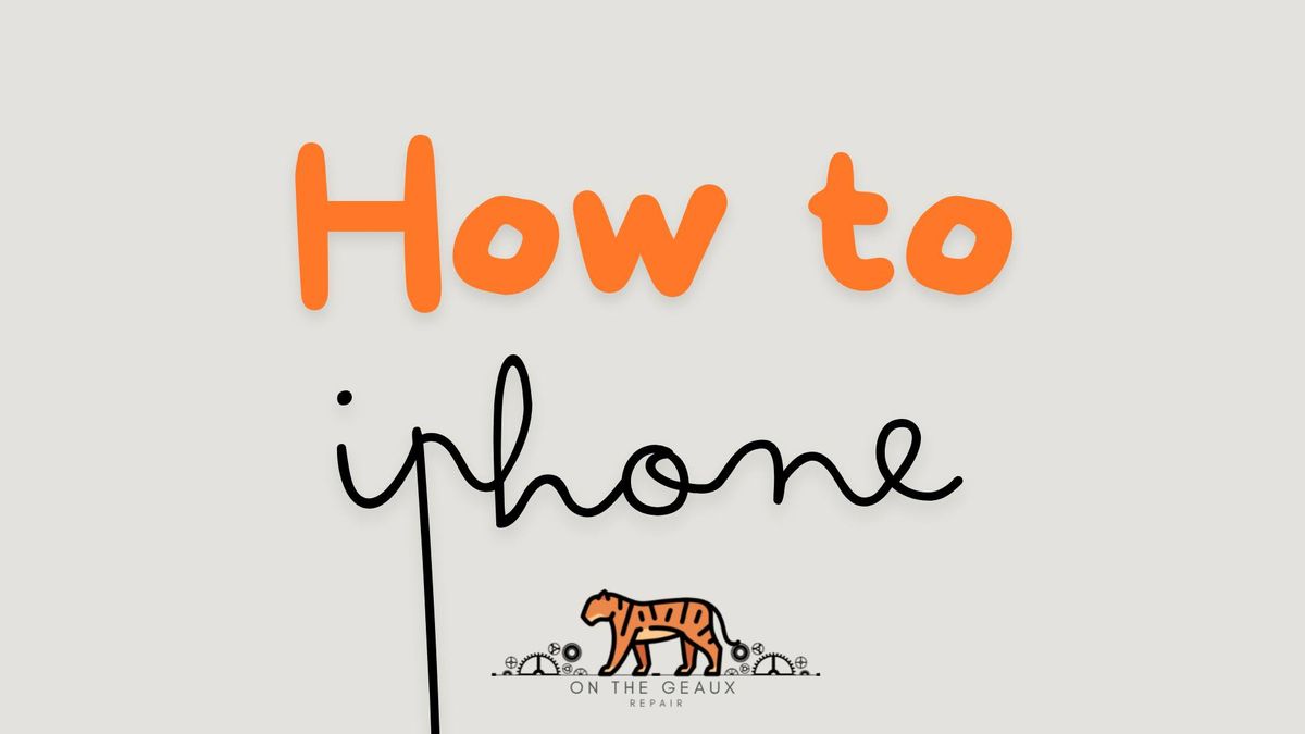 How to use your iPhone : PowerPoint Class