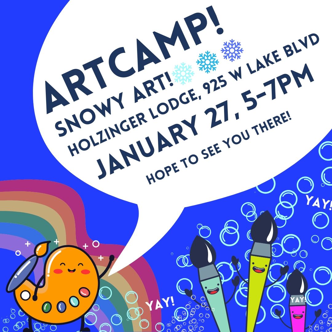 ARTCAMP! at Holzinger Lodge: Snowy Art!