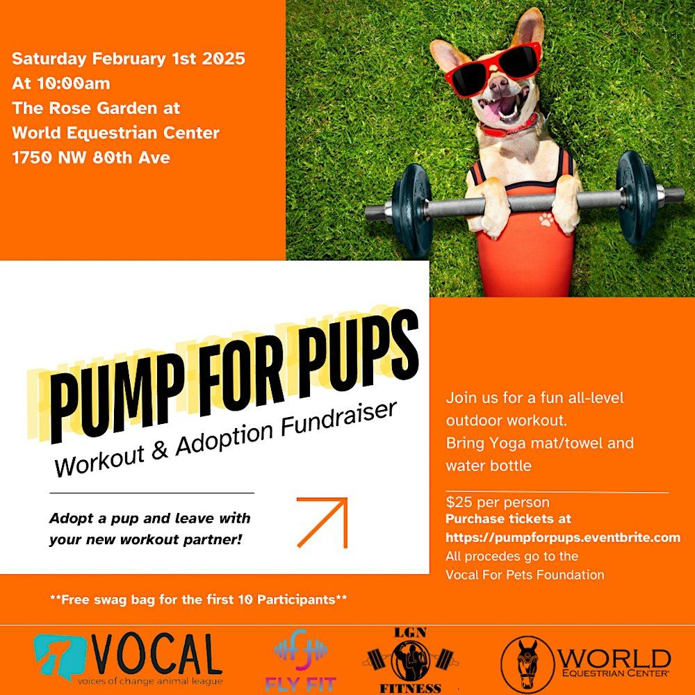 Pump for Pups: Workout & Adoption Fundraiser