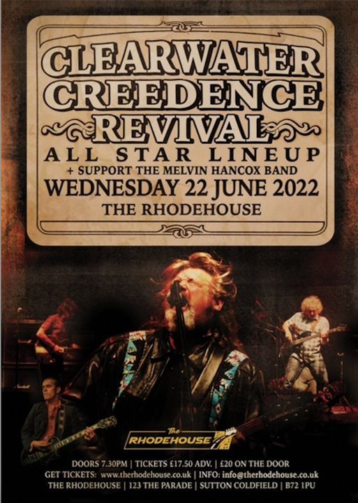 Clearwater Creedence Revival, The Rhodehouse, Birmingham, 22 June 2022
