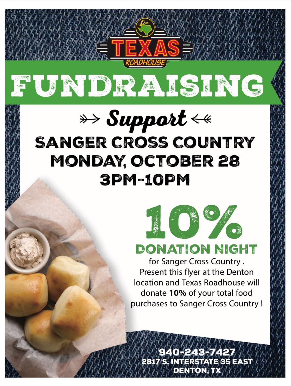 Sanger Cross Country Fundraiser