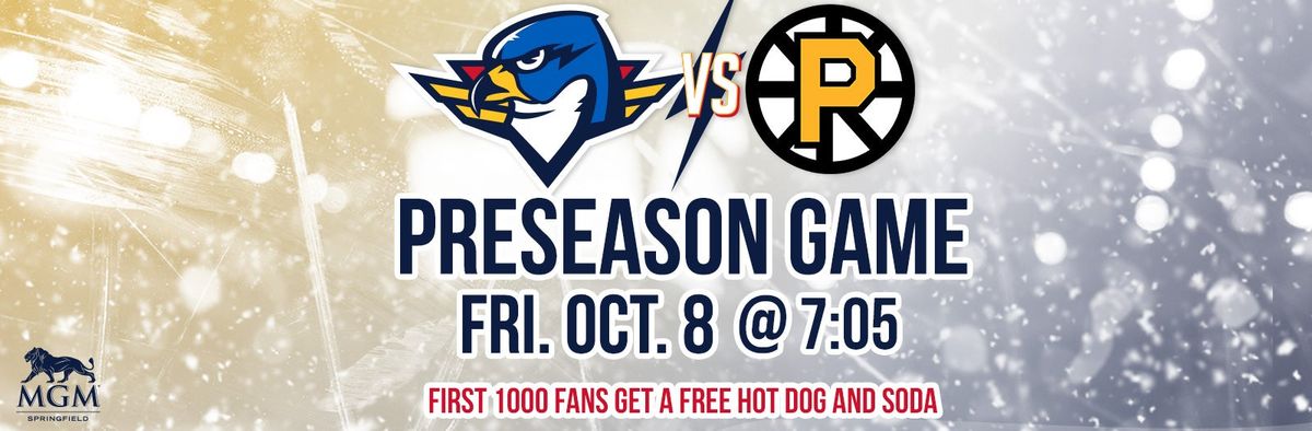 Preseason: Springfield Thunderbirds at Providence Bruins