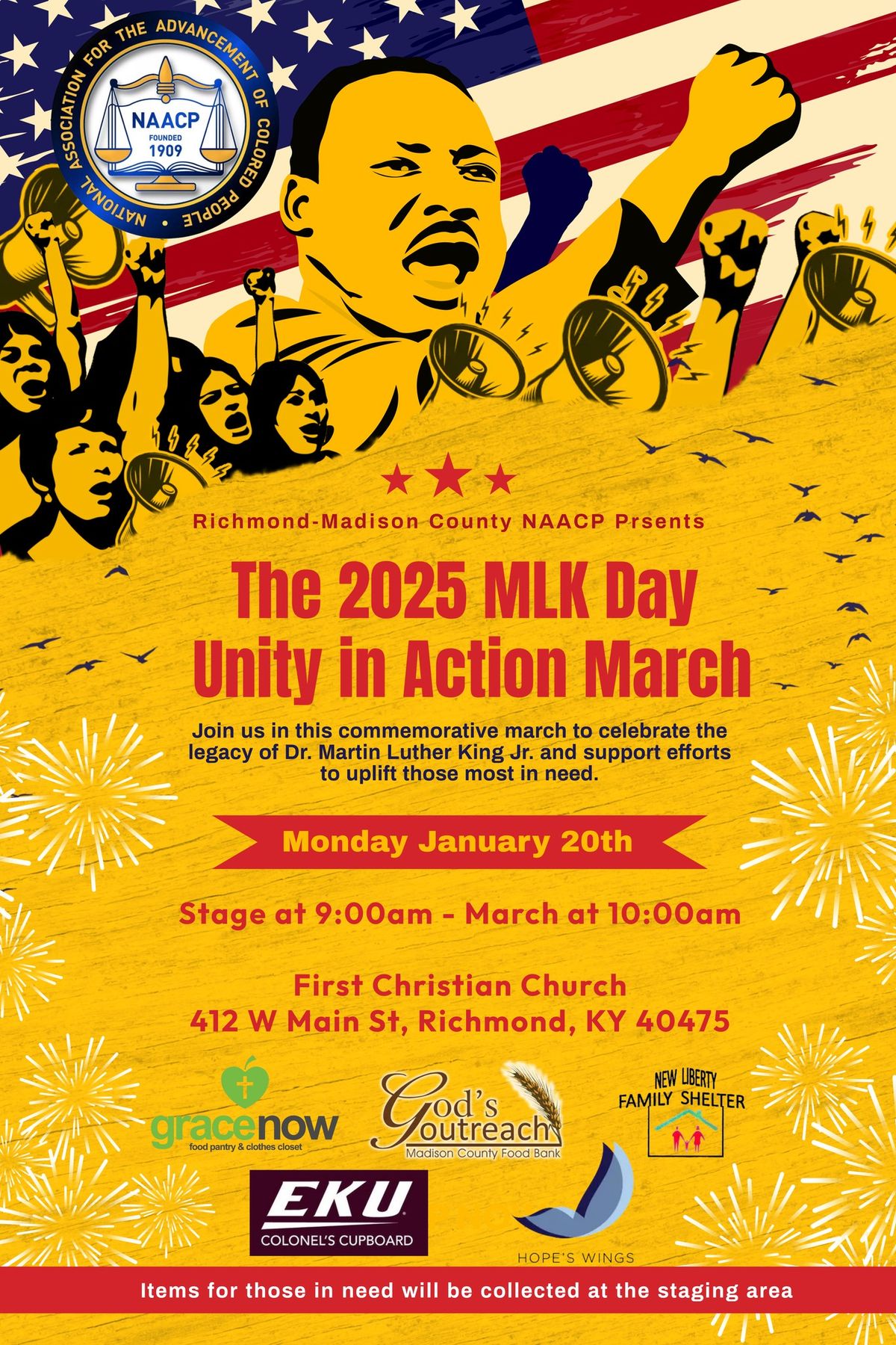 NAACP 2025 MLK Day Unity In Action March