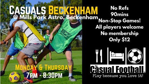 Monday Casual 7s Beckenham 3G