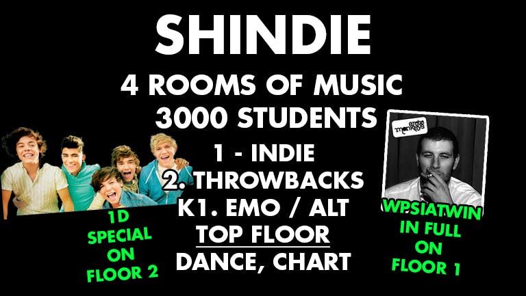 \ud83c\udf83  Shit Indie Disco - Shindie Thursday -Pre Halloween Fancy Dress Party -  \ud83d\udea8   Dance, Pop Chart \/ Indie \/ Throwbacks, Cheese \/  \ud83d\udea8 CHEAP DOUBLES ALL NIGHT \ud83d\udea8