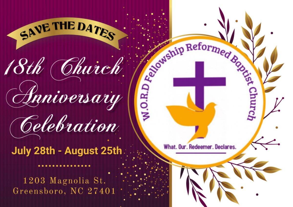 18th Church Anniversary Celebration