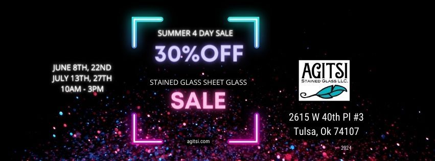 Stained Glass 30% OFF Sheets