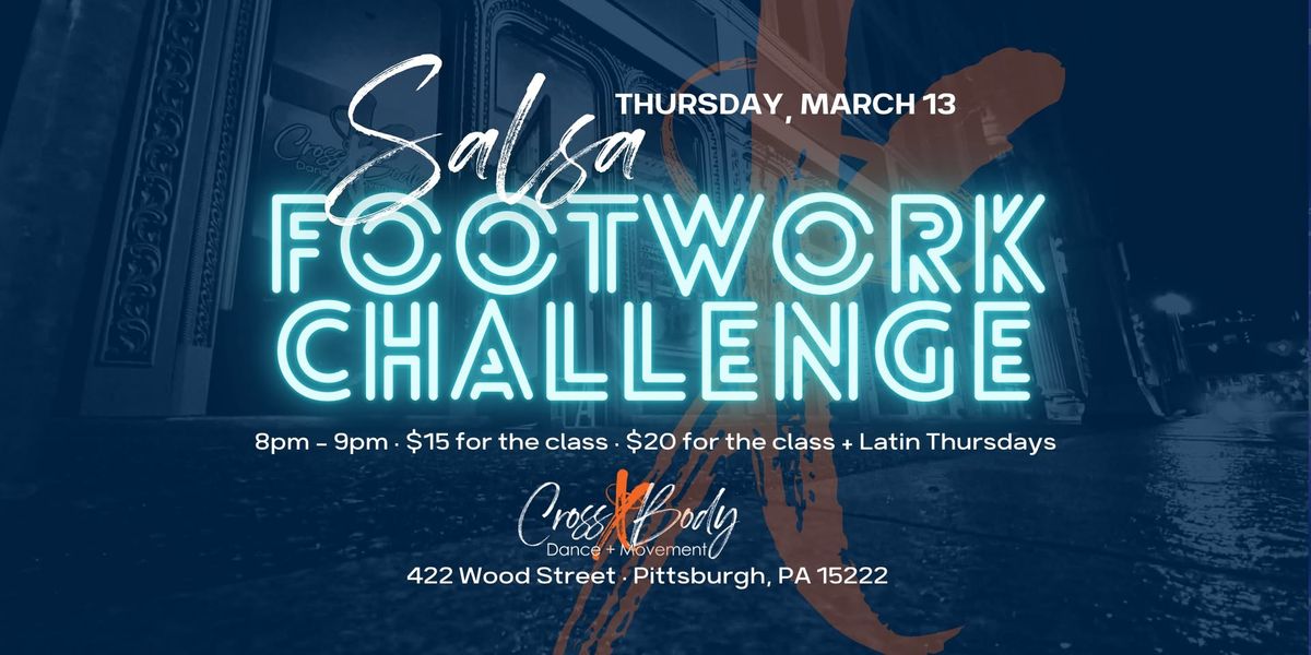 SALSA FOOTWORK CHALLENGE with Vincent & Rachel