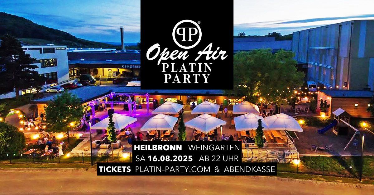 Heilbronn 'Open Air Platin Party' im Weingarten