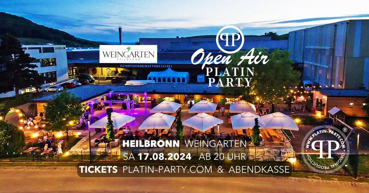 Heilbronn. Platin Party OPEN AIR im Weingarten