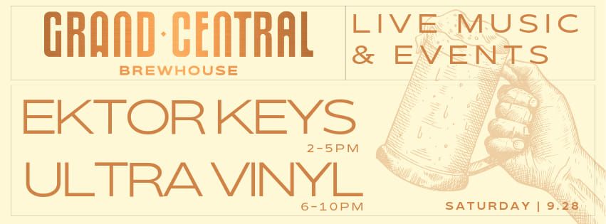 Ektor Keys & Ultra Vinyl LIVE In The Beer Garden 