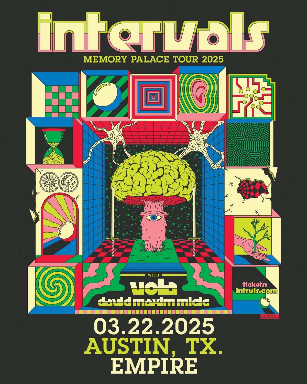 Empire Presents: Intervals - Memory Palace Tour 2024 w\/ VOLA & David Maxim Micic in The Garage