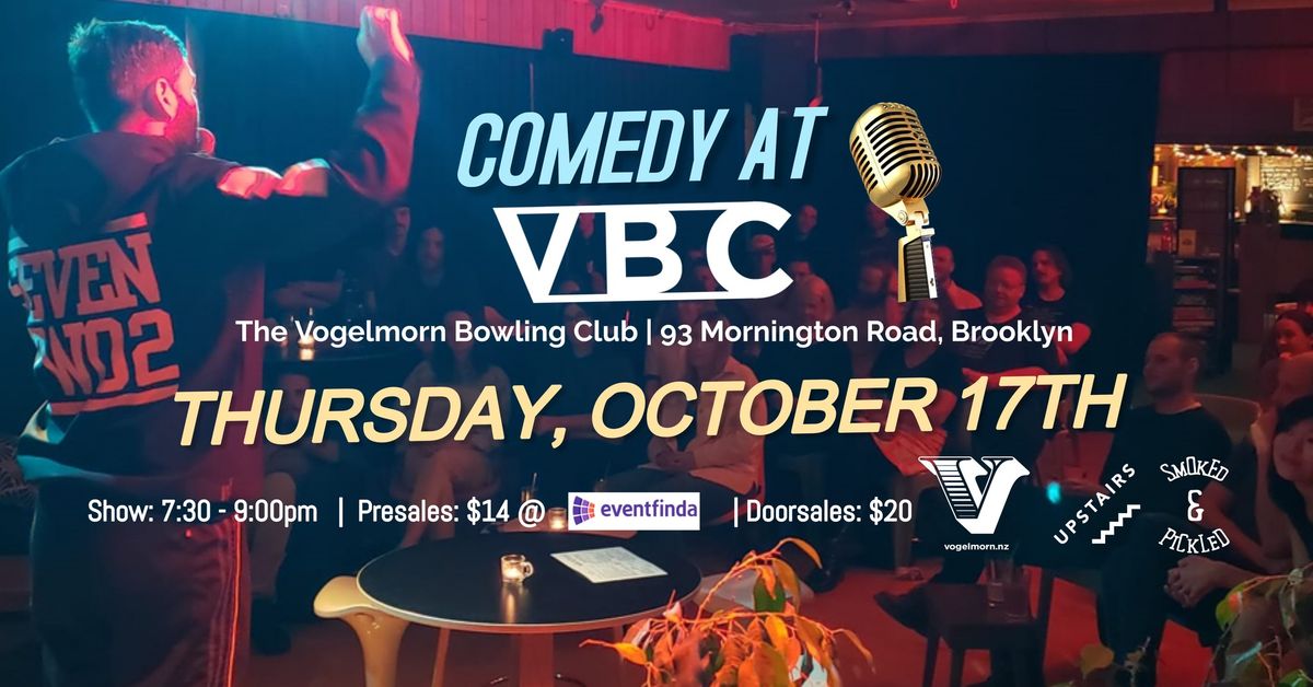 Comedy at VBC - October 17th