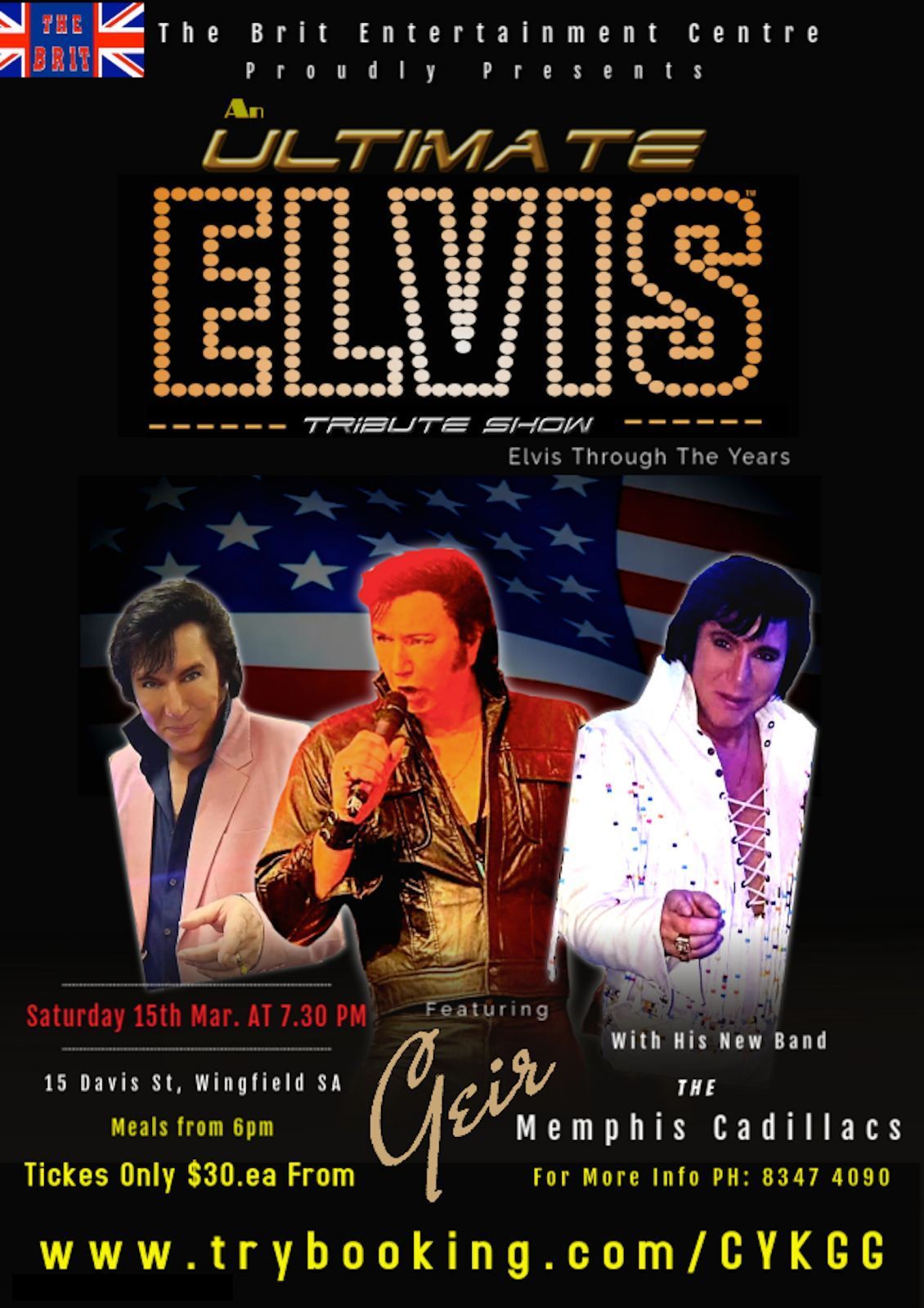 Ultimate Elvis Tribute Show" Elvis Through The Years