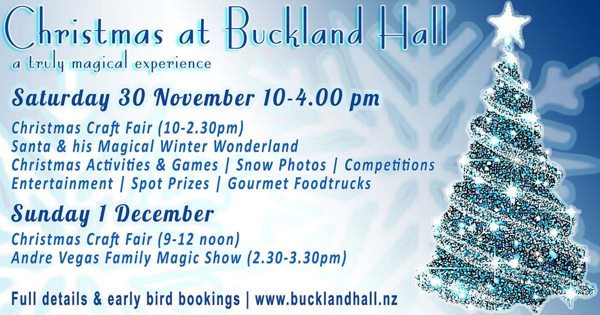 Christmas at Buckland Hall 2024