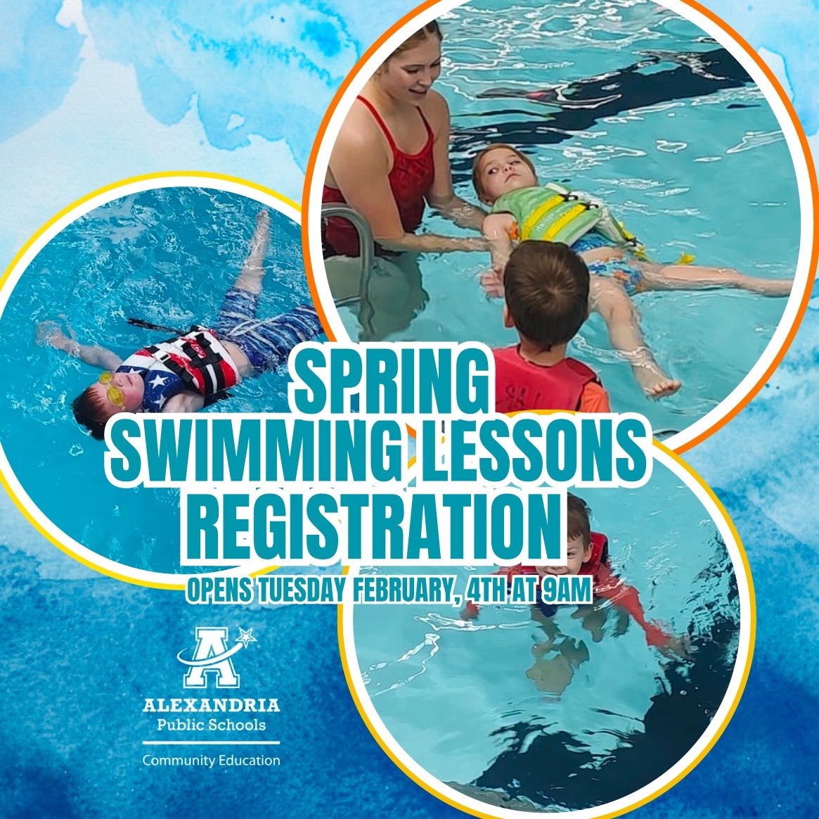 Swimming Lessons \u2014 Spring Registration 