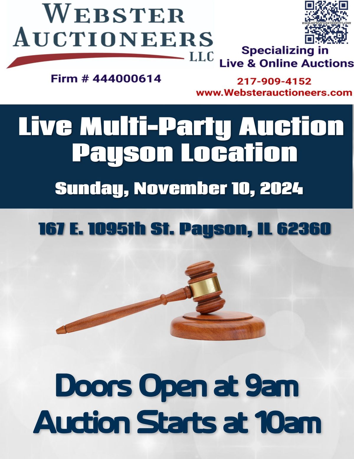 Live Multi-Party Estate Auction Payson Facility