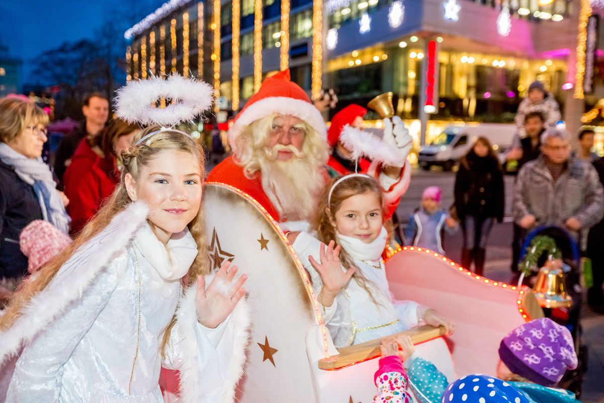 Der Weihnachtsmann kommt an