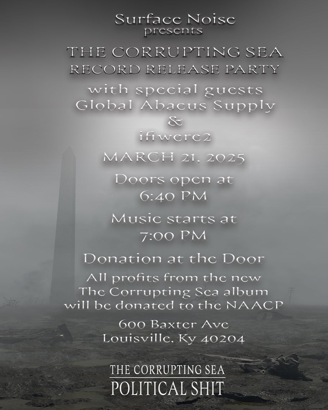 Surface Noise Presents The Corrupting Sea Record Release Party