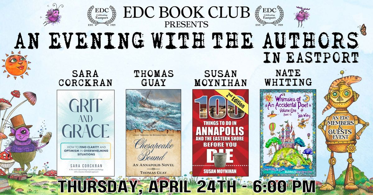 EDC BOOK CLUB Presents - An Evening With The Authors In Eastport!!! Annapolis, MD