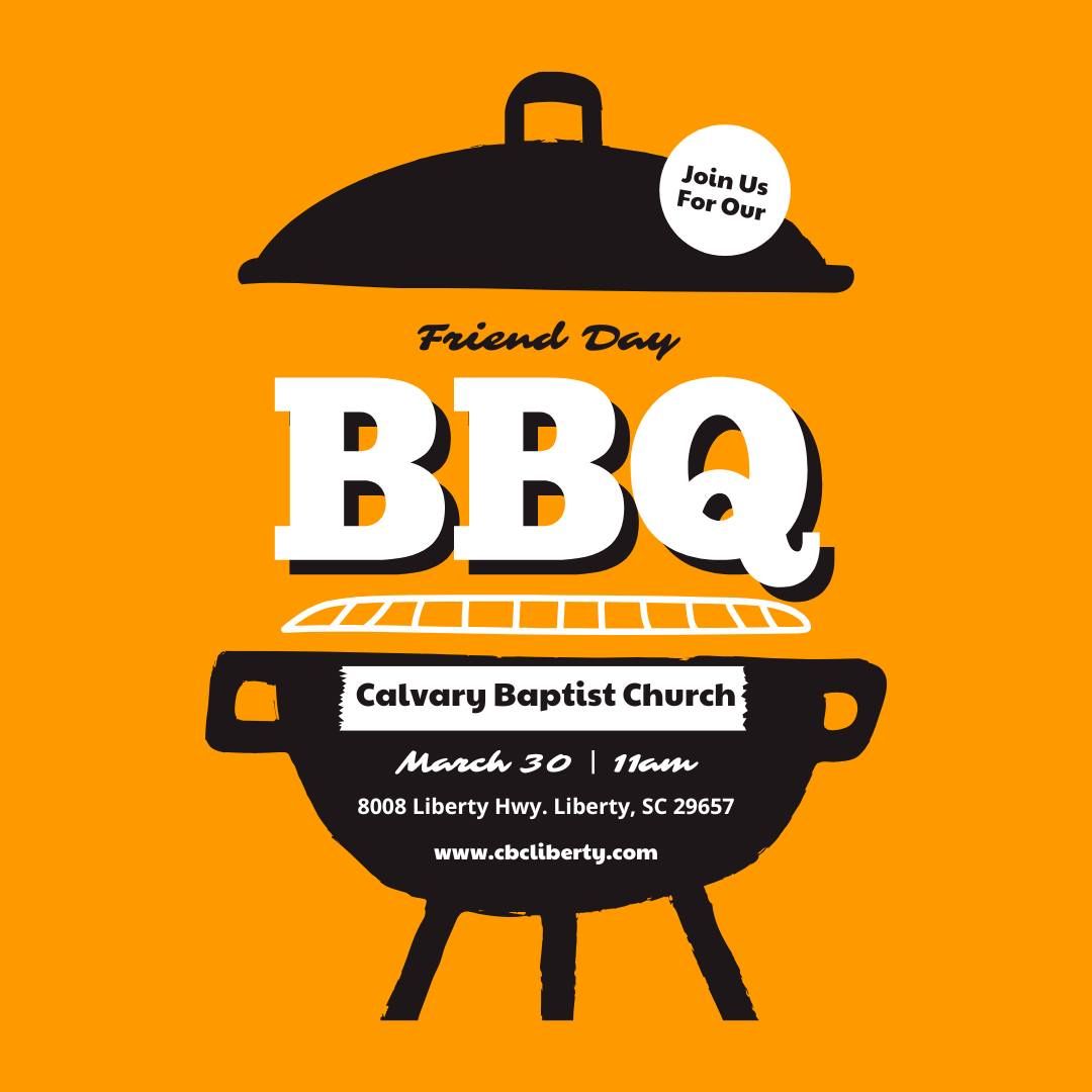 Friend Day BBQ at Calvary Baptist Church