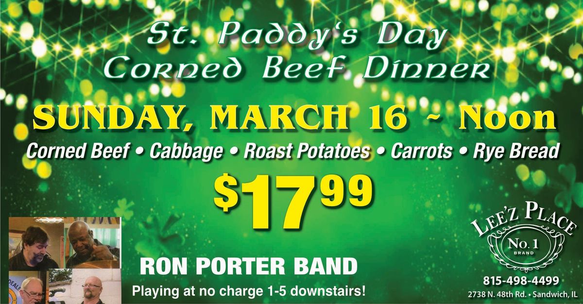 St. Paddy Dinner at Lee'z