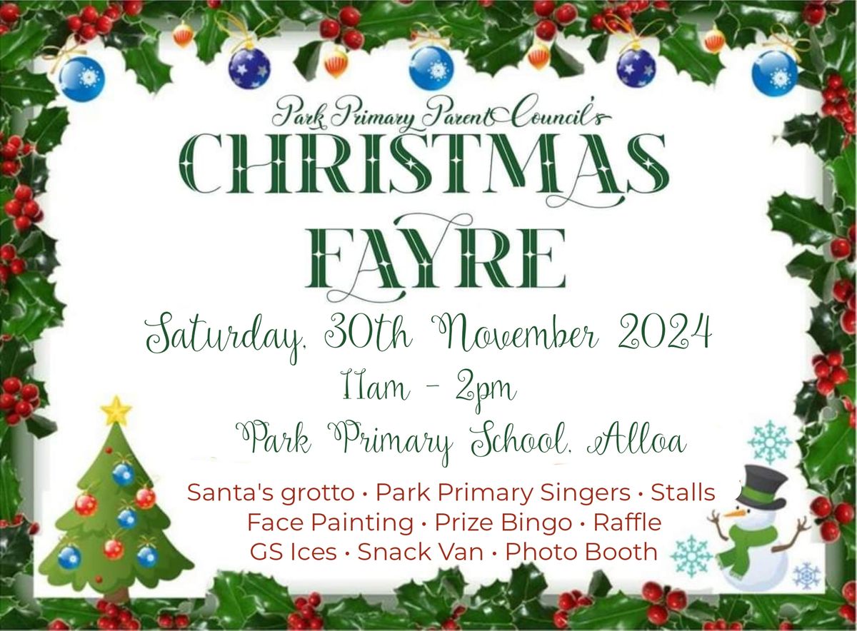 Christmas Fayre at Park Primary