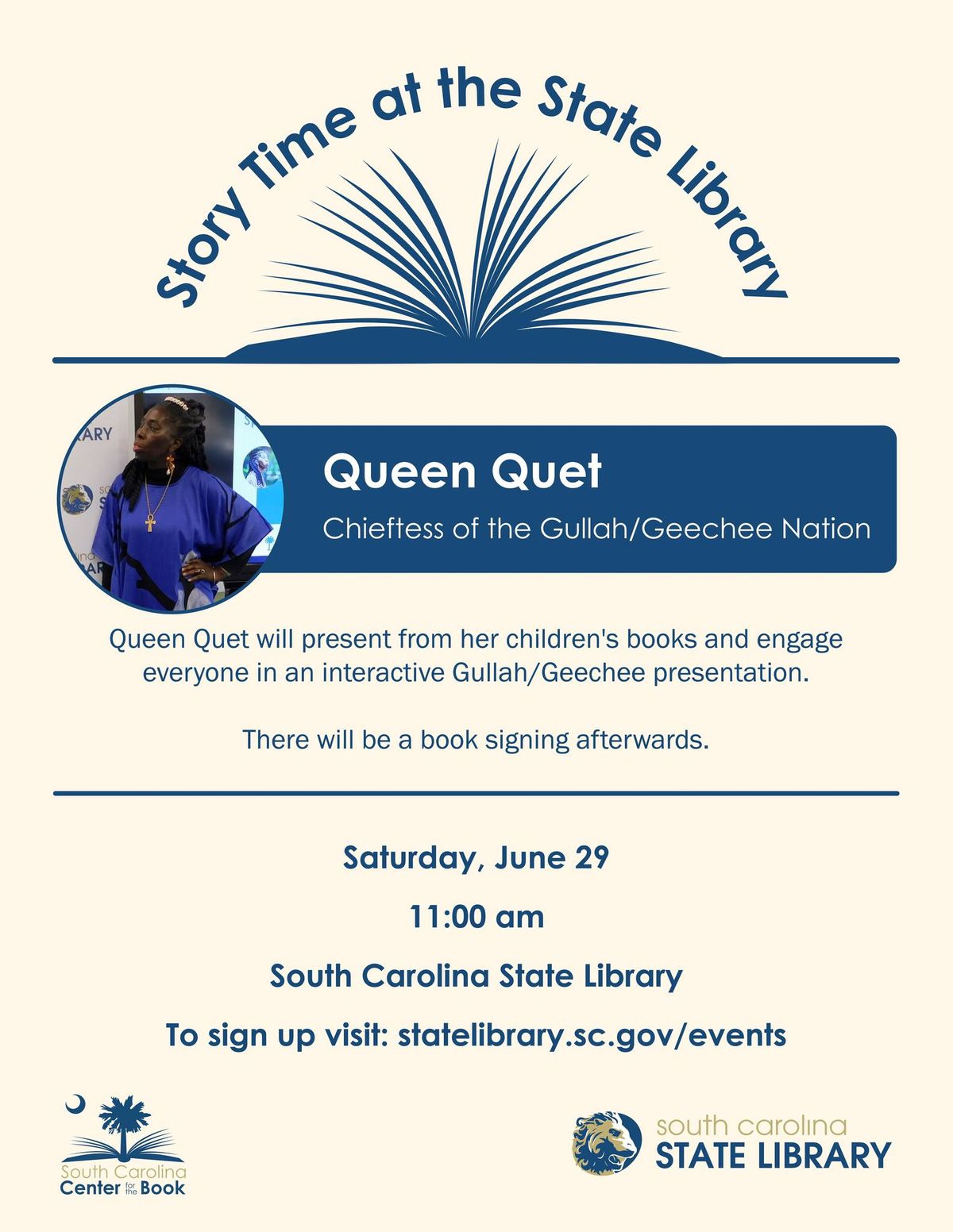 Join Queen Quet, Chieftess of the Gullah\/Geechee Nation