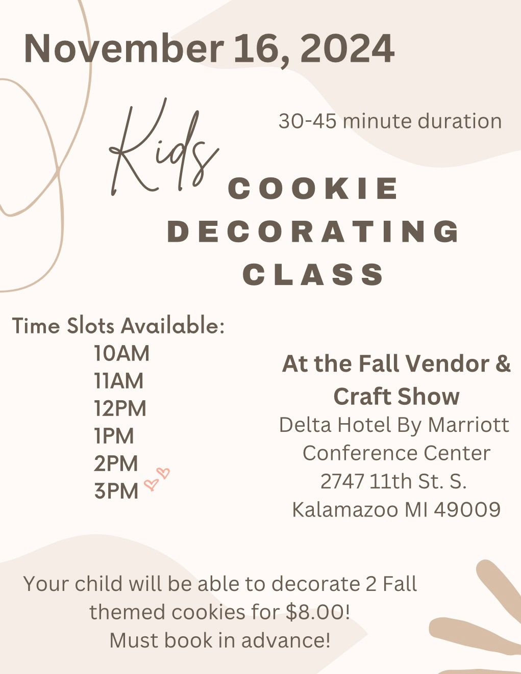 Kids Mini Cookie Class