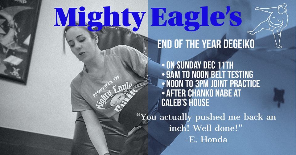 Mighty Eagle's End of the Year Degeiko