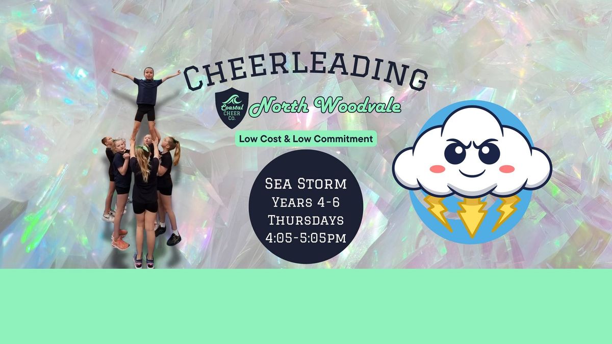 CHEERLEADING | Sea Storm TERM 3 (North Woodvale | Years 4-6 | Thurs 4:05-5:05pm)