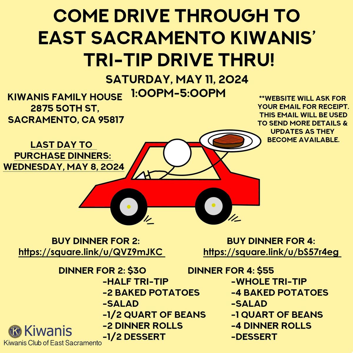 East Sacramento's Drive Thru Tri-Tip Feed
