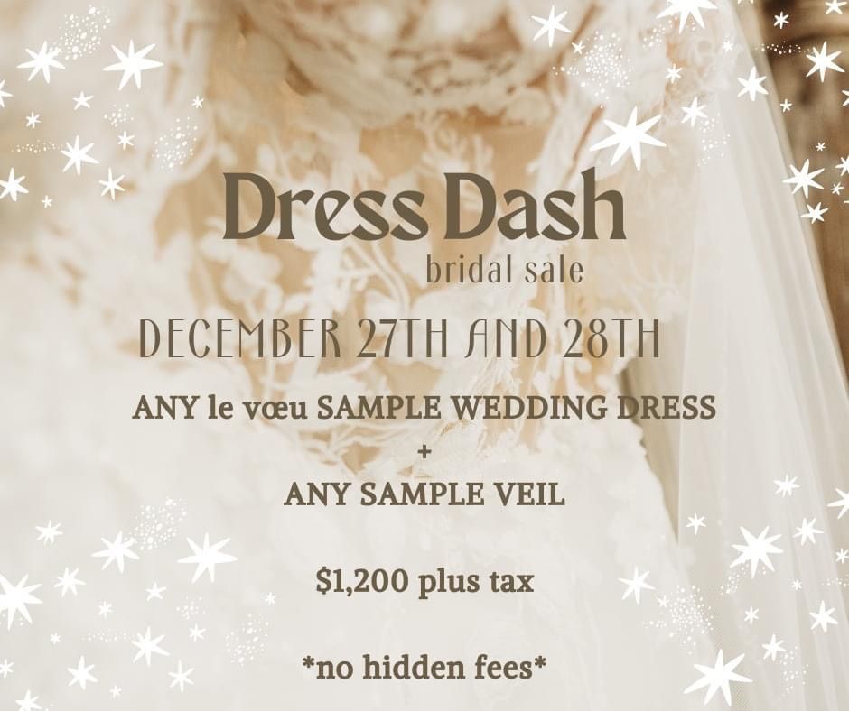 Dress Dash Bridal Sale