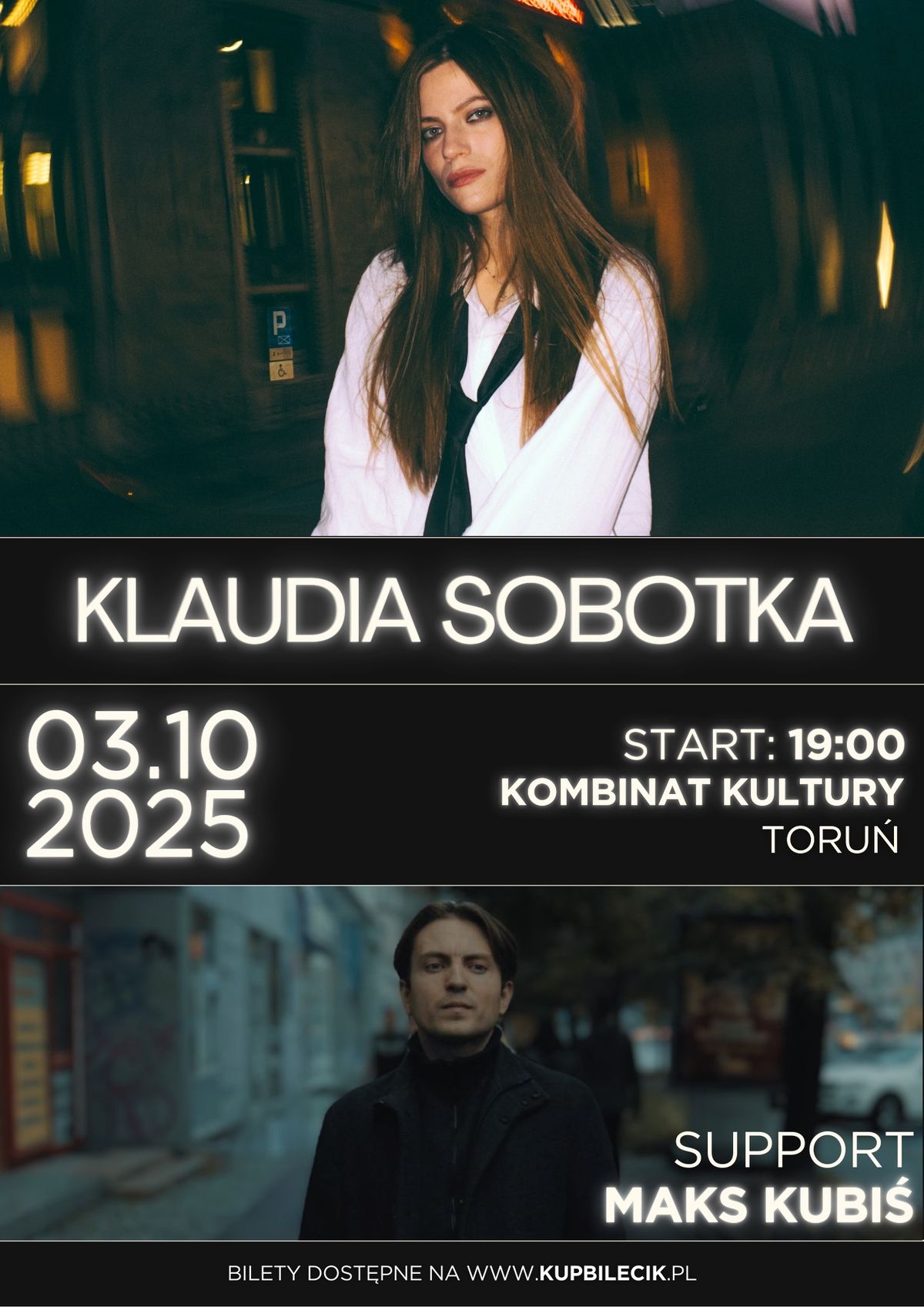 KLAUDIA SOBOTKA KONCERT - TORU\u0143 (Support: MAKS KUBI\u015a)