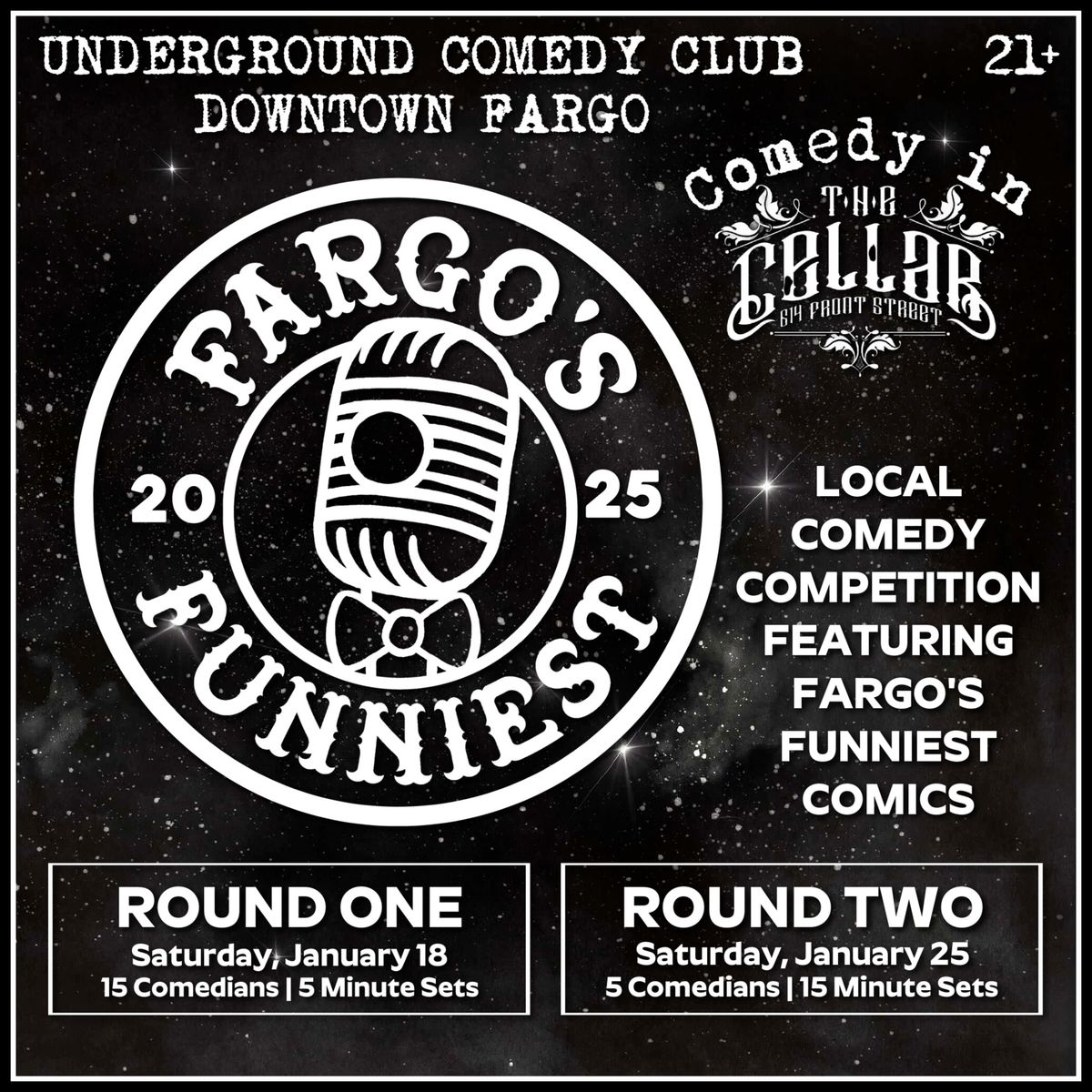 Comedy in the Cellar - Fargo's Funniest 2025