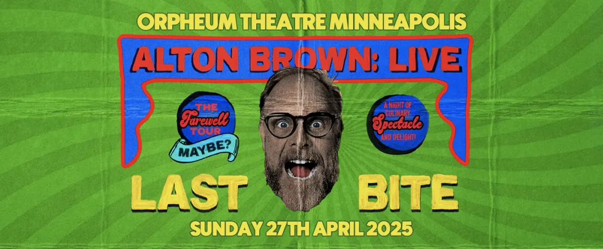 Alton Brown at Orpheum Theatre - Minneapolis