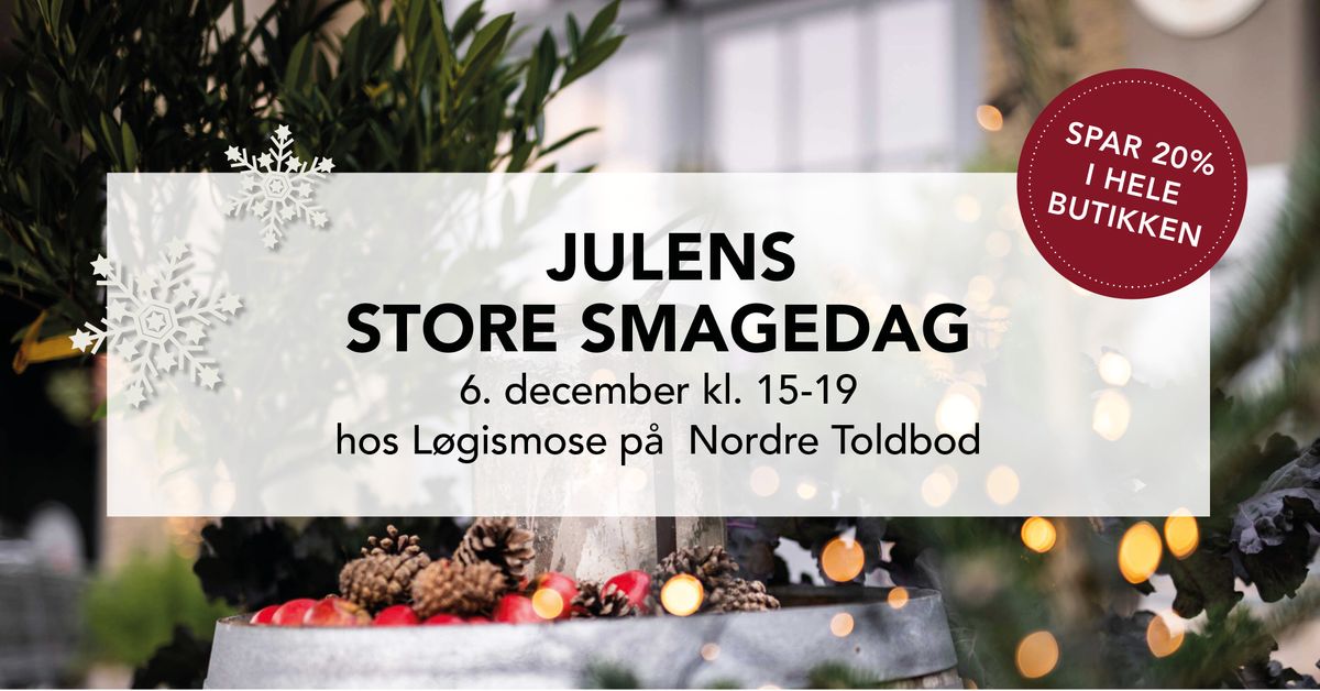 Julens store smagedag