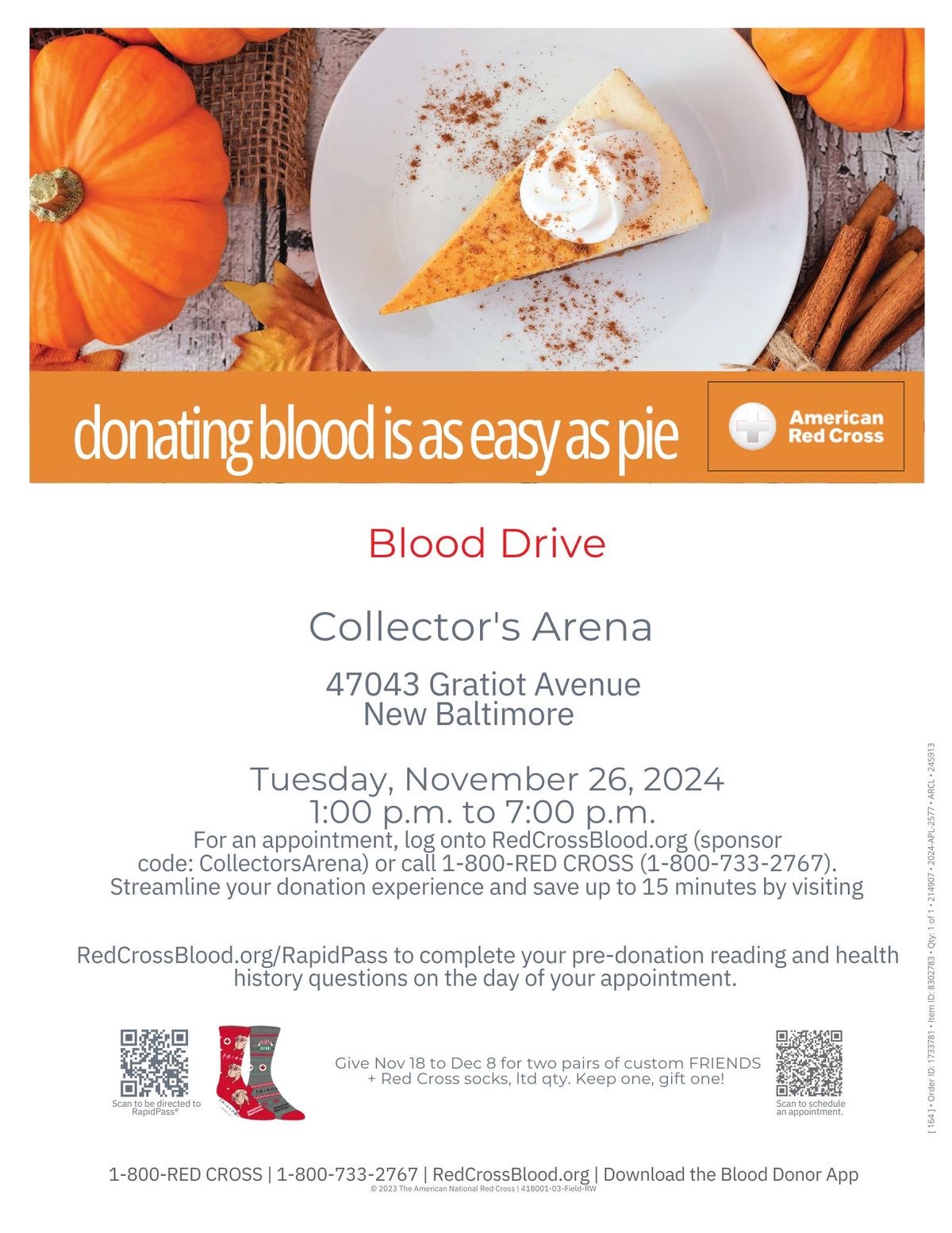 Collector's Arena Blood Drive