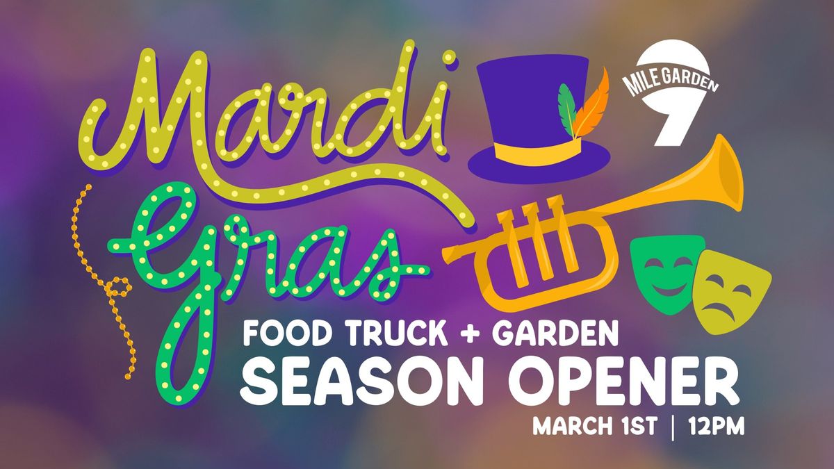 Mardi Gras 9 Mile Garden Season Opener: Family Friendly