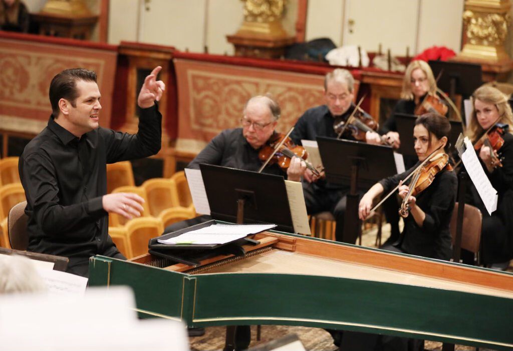 Der Concentus Musicus im Wiener Musikverein mit Werken von Bach