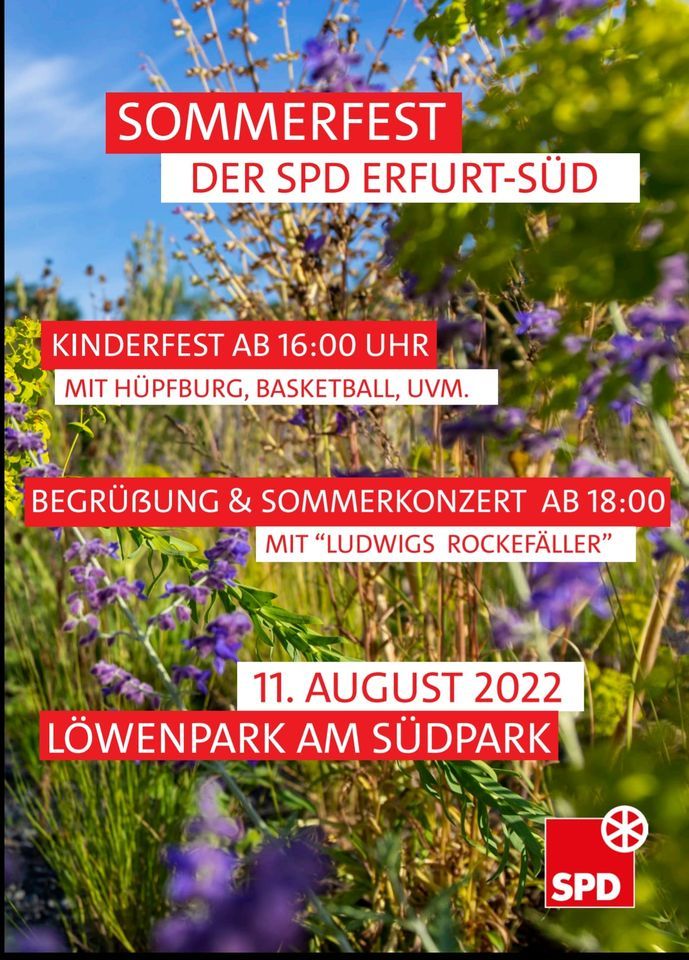 Kinder- und Sommerfest vor dem \u201dL\u00f6wenpark\u201d am S\u00fcdpark