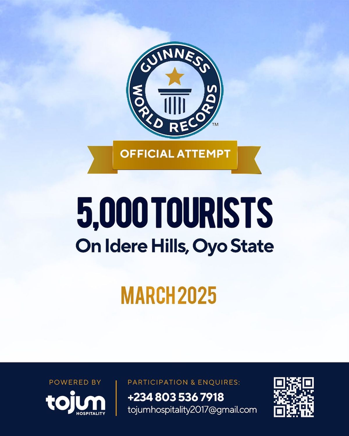 Guinness World Records Attempt: 5,000 Tourists at Idere Hills