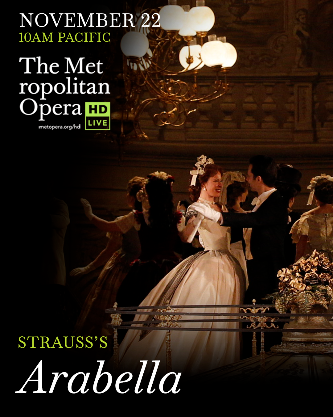 Arabella - Met in HD at The Katharine Hepburn Cultural Arts Center